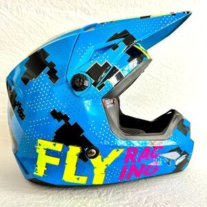 STREET HELMET MOTO FLY RACING KINETIC SCAN size MY